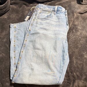 Universal Thread studded mid rise 90s baggy jeans. Size:12